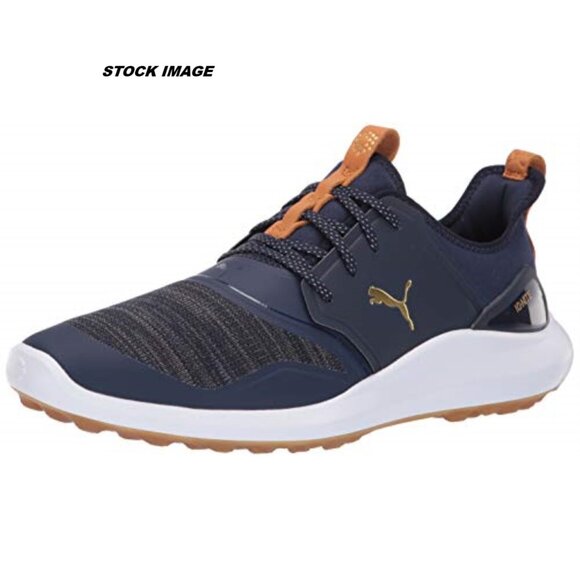 Men's Puma Golf Ignite Nxt Lace Spikeless Golf Shoe Size 11 Medium Dark Blue - Picture 11 of 11